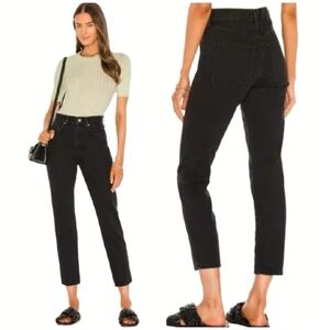 We The Free High-Rise Slim Straight Jeans - Black